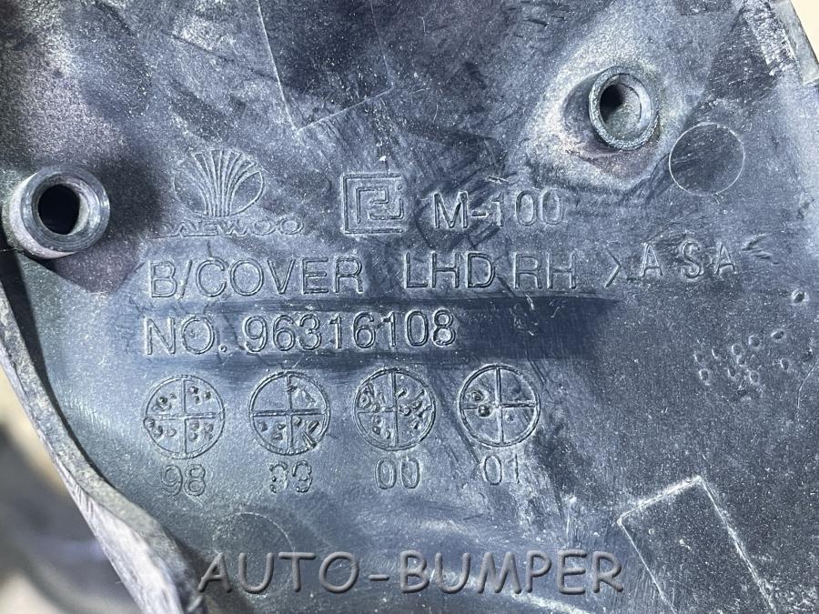 Daewoo Matiz (98-) Накладка зеркала правого 96316108
